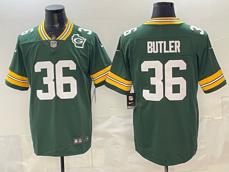 Men Green Bay Packers #36 Butler green 2026 Nike NFL Jersey 0401004